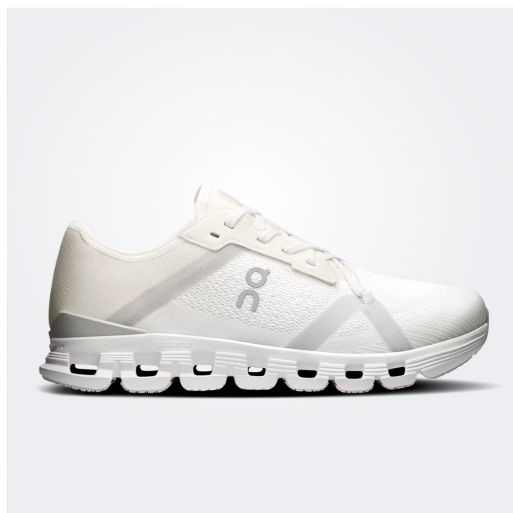 ON Cloud X 4 AD Athletic Shoe women 
$160 size 7.5 gently used
Color:White/ Wolf - Picture 3 of 16